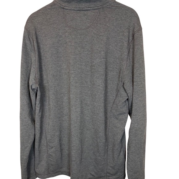 Orvis Mens Classic Collection Quarter Zip Pullover Heather Gray M midweight - Picture 3 of 7
